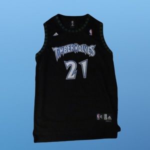 Kevin Garnett Minnesota Timberwolves throwback jersey